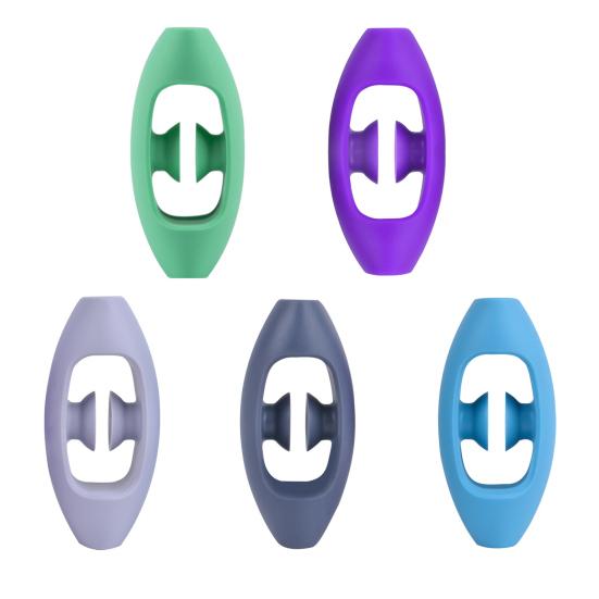 Hand Grip Strengthener with Suction Cup Stress Relief Finger Exerciser Hand Muscle Strengthening Trainer Silicone Ring Toy