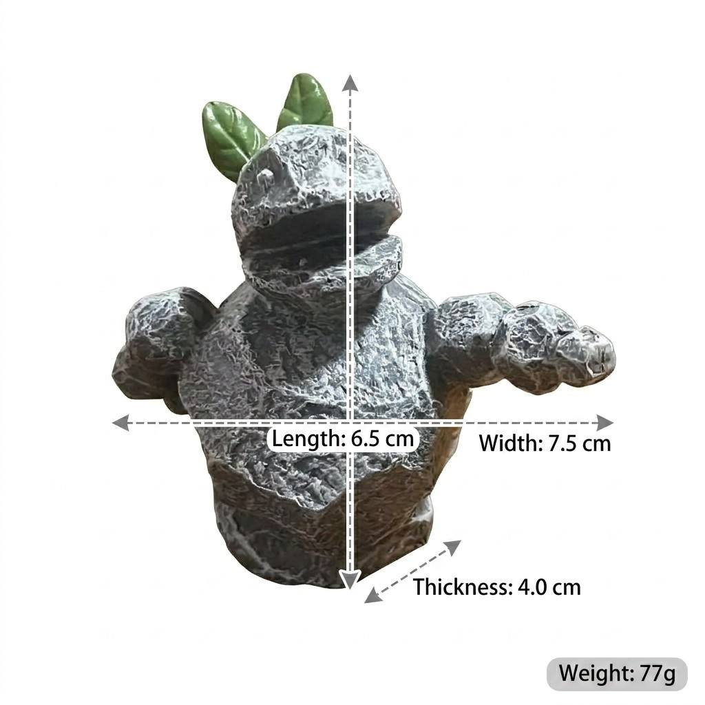 Cute Stone Refrigerator Magnet, Magnetic Resin Refrigerator Magnet, Customized Refrigerator Magnet, Decorative Poster серый