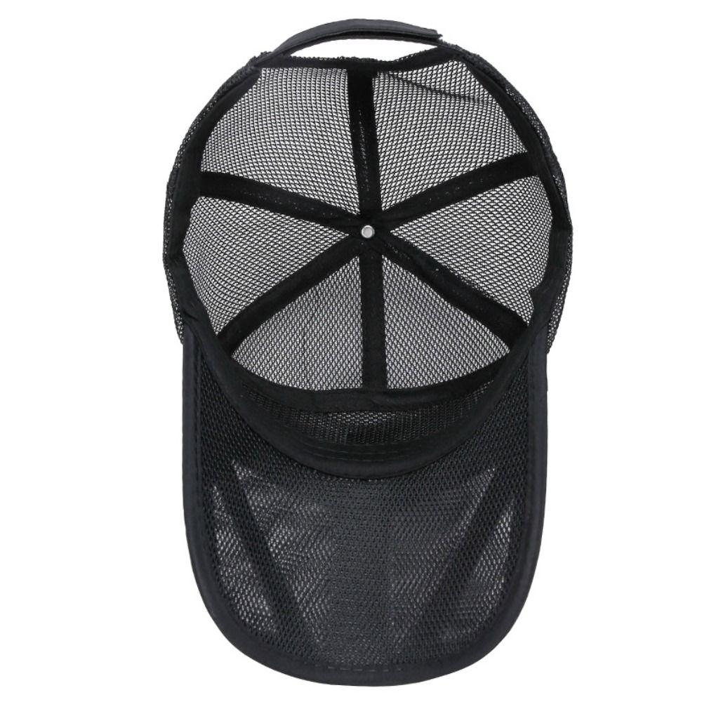 Adjustable Sun Protection Caps Full Mesh Sunscreen Snapback Hats For Man Women Unisex