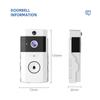 HD Wireless Video Doorbell with Optional Solar Charging Rain Cover, Ultra Long Standby, Voice Changing, Intercom Monitoring, Automatic Power Storage