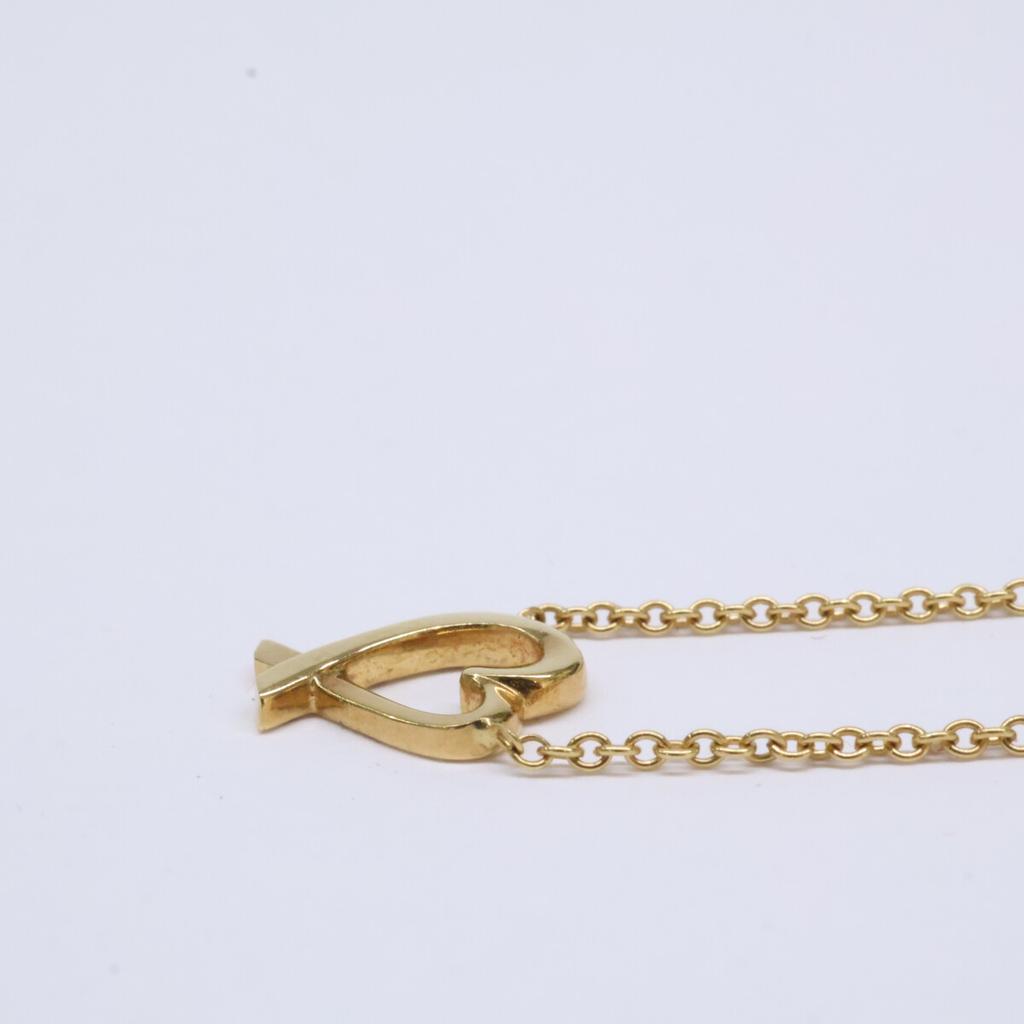 TIFFANY&Co. 750 Paloma Picasso Loving Heart Necklace Yellow GoldUsed