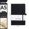 A6 Color Elastic Band Portable Notebook - Student Memo with Skin-Feel Leather Pocket Design
