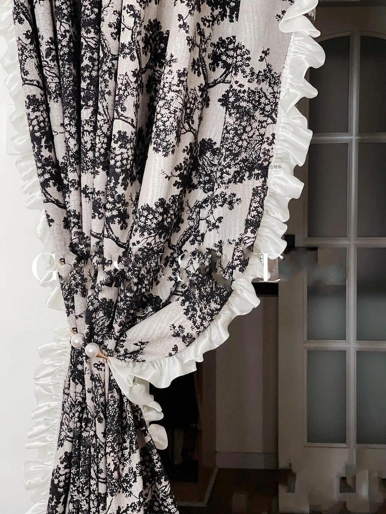 1 Yard Besätze Band Spitze Stoff Applikation Falte Rüsche Kleider DIY Nähzubehör 5,5 cm breit