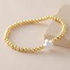 Cross Jewelry Set With Copper Bead Elastic Cord For Daily Wear And Gift Giving