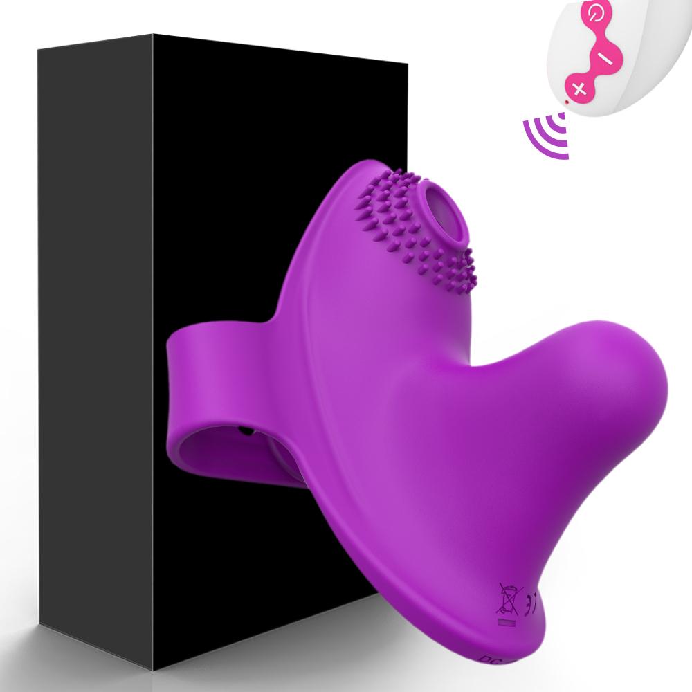 Sucking Vibrator Remote Control Powerful Nipple Breast Sucker Clitoris Silent and Waterproof Adult Sex Toys Clit Stimulator