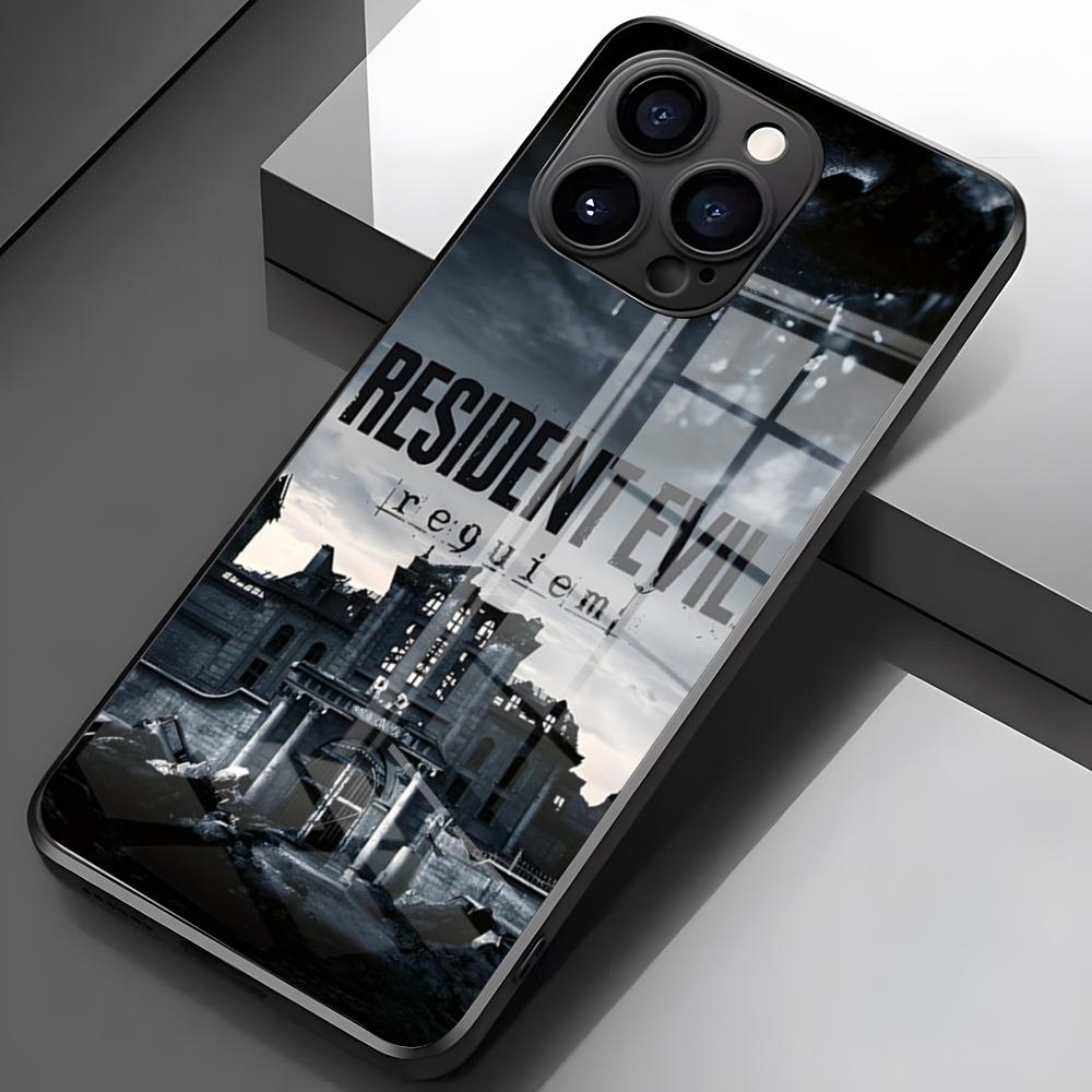 

Leon Resident Evil 4 Remake Phone Case For IPhone 17 Pro Max 16 15 14 Pro Max 13 11 X Xs Xr 8 7Plus Glass Cover iPhone 16 Pro