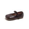 2026 Spring Baby Girls' Princess Low-Cut Leather Walker Shoes
