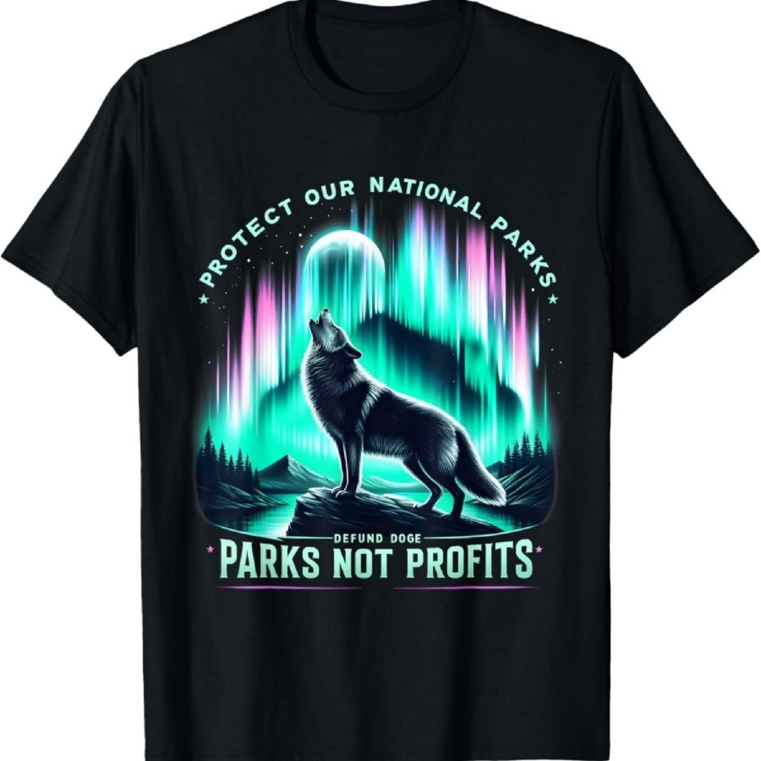 

Protect Our National Parks USA Outdoor Adventures T-Shirt XXXXXL чорний