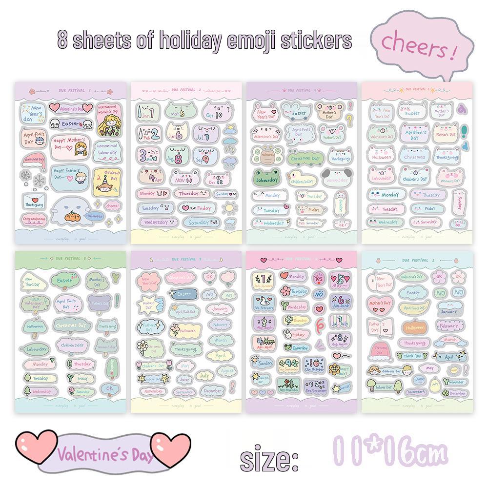 DIY Cute Animal Illustration Stickers for Phone Case - Thousand Layer Collection