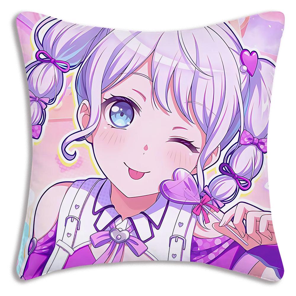 Pillow B-BangS Anime D-DreamS Covers Cartoon Sofa Decorative Home Double-sided Printing Short Plush Cute Cushion Cover