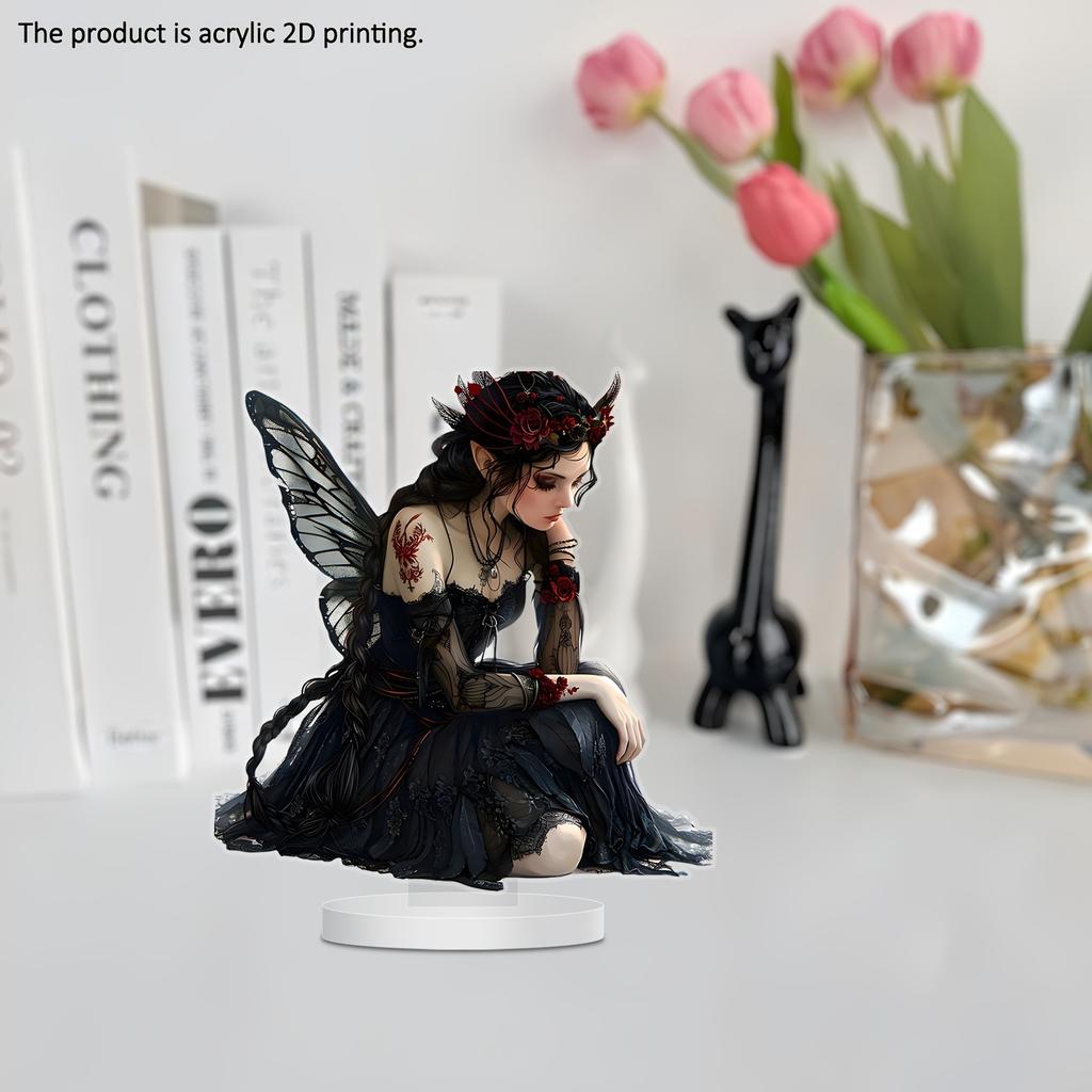 1PCS Black Butterfly Figurines Living Room Decoration Figurine Desktop Decoration And Office Decoration A Holiday Gift for Girls