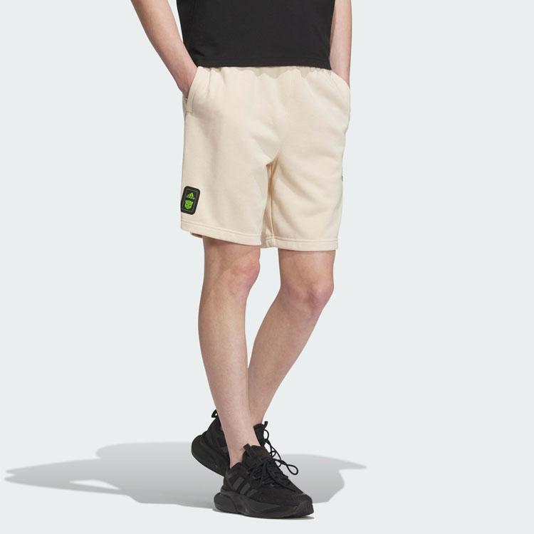 Adidas Transformers Shorts With Logo Print Men Bottoms Rock-Layer-Sandstorm IK3496