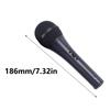 Dynamic Supercardioid XLR Corded Vocal Microphone Stage Karaoke Handheld Mic for Professional Metal Housing Body