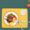 New Silicone Waterproof Placemat Table Mat Molandi Color Pads Heat Insulation Anti-skidding Washable Durable For Kitchen Dining