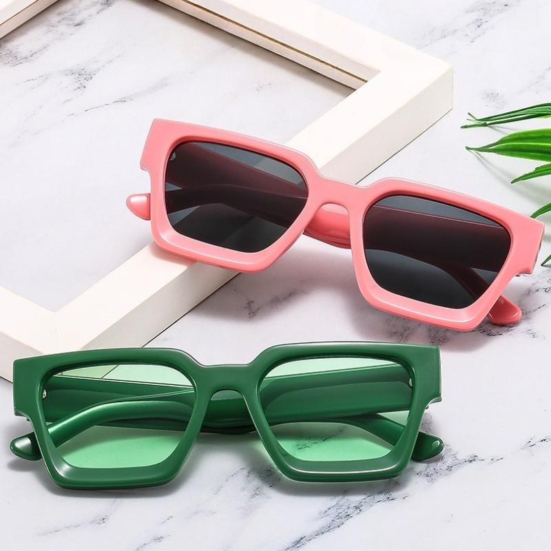 Classic Square Sunglasses Women Brand Designer Driving White Black Sun Glasses Male Mirror Fashion Retro  UV400