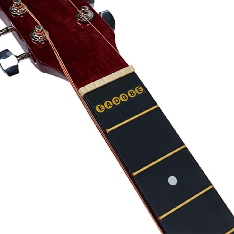 5pcs Guitar Fretboard Note Decals Sticker Beginner Ukulele Guitar Scales Sticker