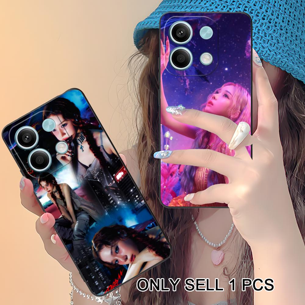 KPOP Girl Winter Phone Case for Xiaomi Redmi Note 14 13 12 11 S Pro Plus 4G 5G Soft TPU Shockproof Cover