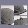 Short Brim Minimalist Cap Quick-Dry Mesh Fabric Vintage Style Unisex Fashion Outdoor Hat for Camping Hiking Activities