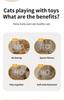 Interactive Cat Teaser: Self-Entertainment Hiding Turntable Toy