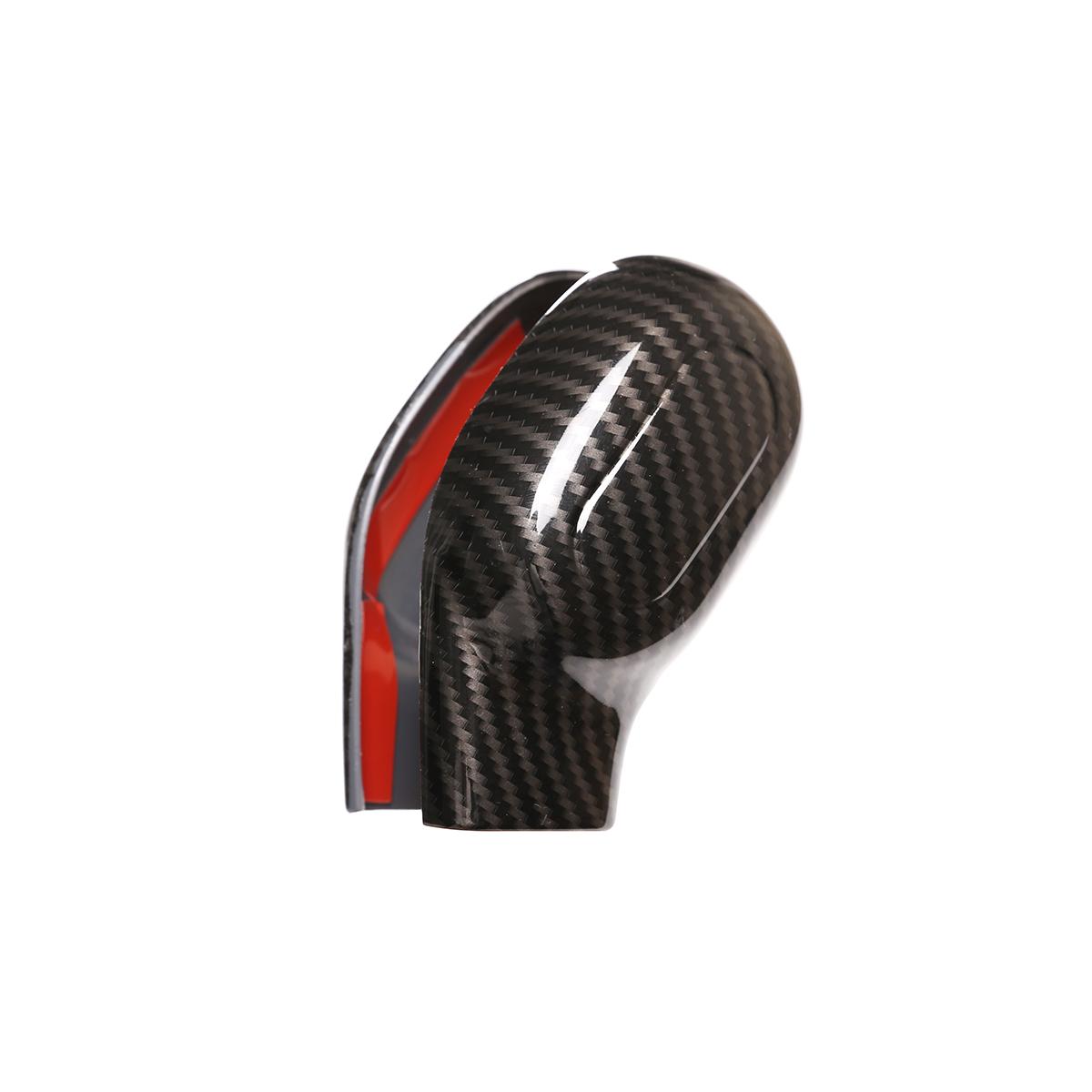 

ABS углеродное волокно, автомобильная ручка переключения передач, крышка головки шестерни, наклейки для Land Rover Discovery 3/Discovery 4 2004-2012 Carbon fiber