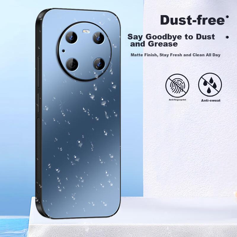 Huawei Mate40 Pro Phone Case, Mate40 E Pro Protective Cover, AG Frosted Full Coverage, Real Machine Feel, Simple Style, Shockproof,n, Sapphire Blue