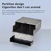 1Pcs Cigarette Case for King Size 40 Branch Capacity Cigarettes Box Zinc Alloy Portable Thin Cigar Boxes Pocket Cigarettes