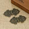 10Pcs Antique Bronze Vintage Style 10pcs Metal Decorative Hinges - for Wooden Boxes, Cabinets, Gift Boxes, Tool Boxes