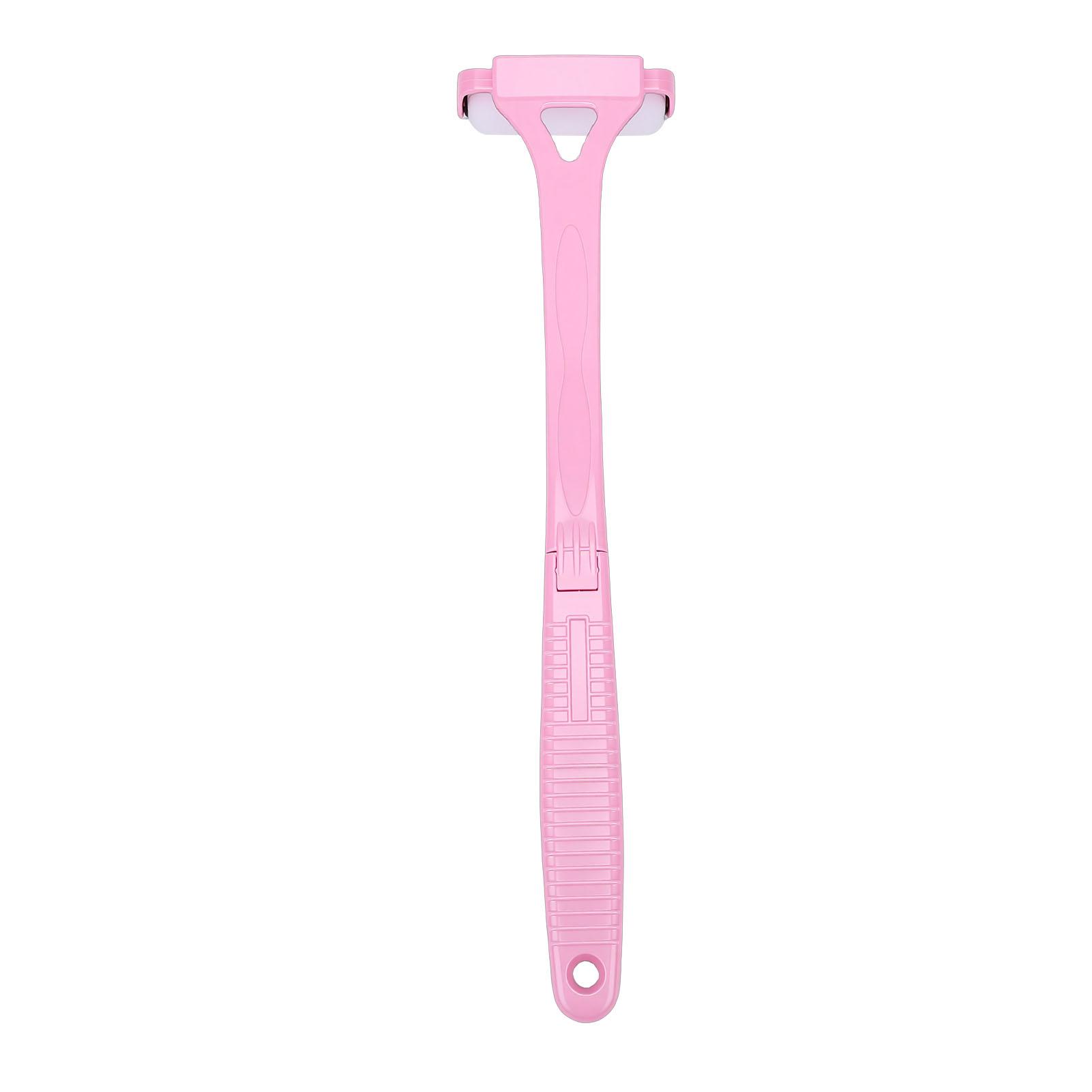 

Back Lotion Applicator Foldable Long Handle Roller for Lotion Sunscreen Self Tanner Medication Application Pink