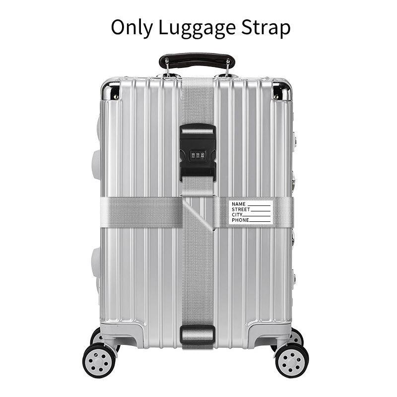 Durable Luggage Strap Cross Packing Belt Secure Travel Bag Protective Tightening Reinforcement Rope