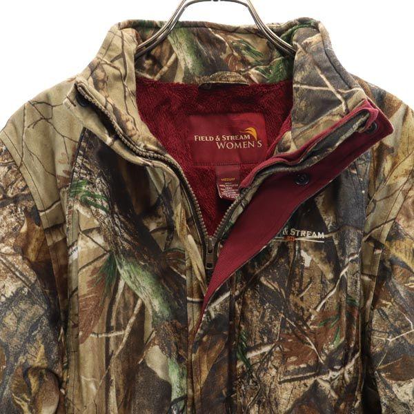 FIELD&STREAM Overall Handle Brushed Batting Jacket M Beige Fur Lining Men's Used