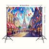 2D Flat 1pc 2D Flat Oversized Backdrop Banner Party Banner Backdrop Photo Wall Decor Party Backdrop Space &Birthday Anniversary Decor