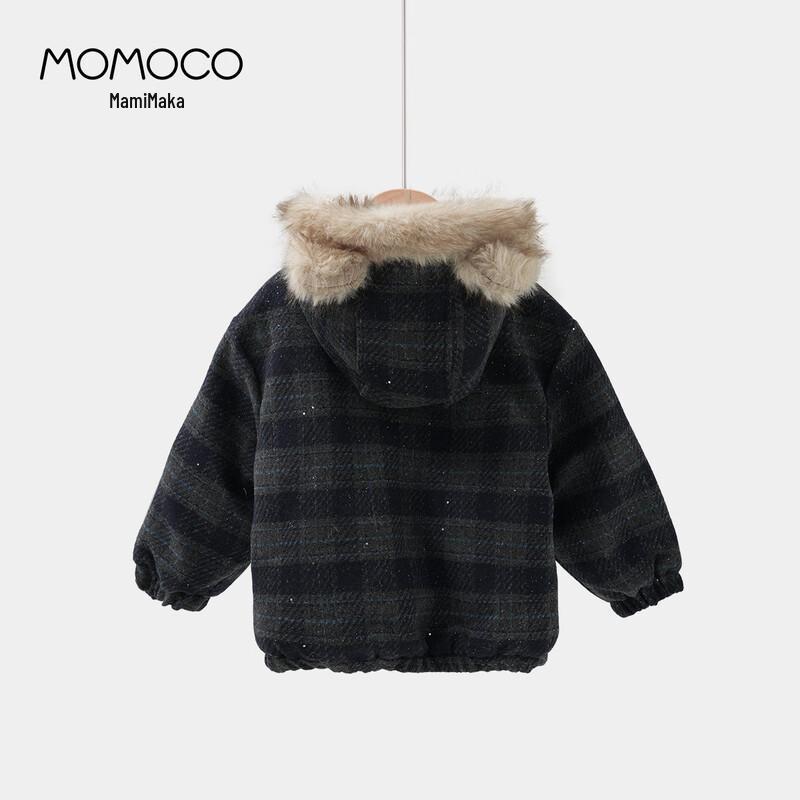 MOMOCO Boys' Winter Fleece-Lined Cotton Jacket