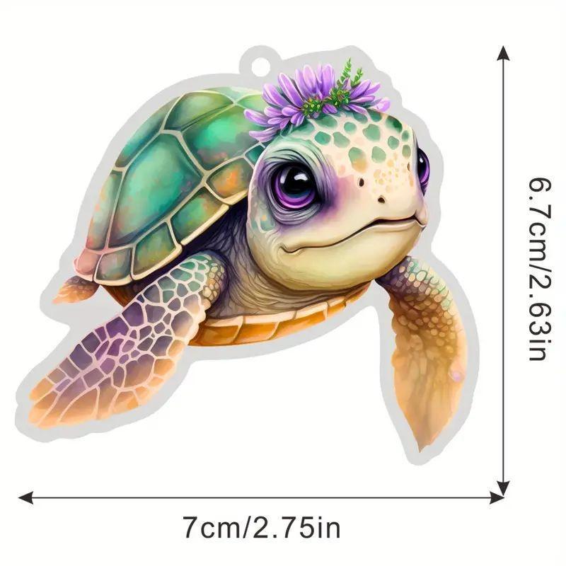 Bunte Acryl Auto Hängedekoration Niedlicher Cartoon-Stil Heimdekorationszubehör