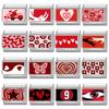 Modisches Personalisierbares DIY Rote Farbe Italienisches Charm-Armband Blume Katze Auto Herz Ziffer 9 Perle 9mm Armband Edelstahl Schmuck