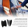 4Pcs/Set Car Door Sticker Carbon Fiber Scratches Resistant Cover Auto Handle