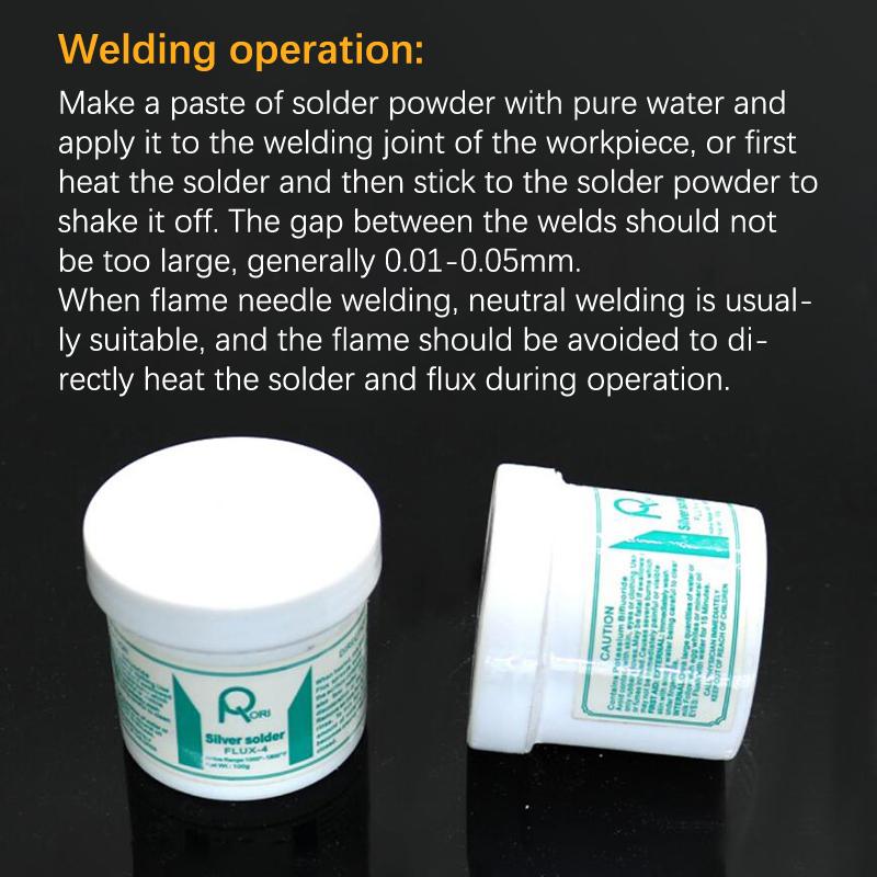 100G Soldering Paste Flux Silver Brass Brazing Powder For Welding Copper Aluminum Welding Material