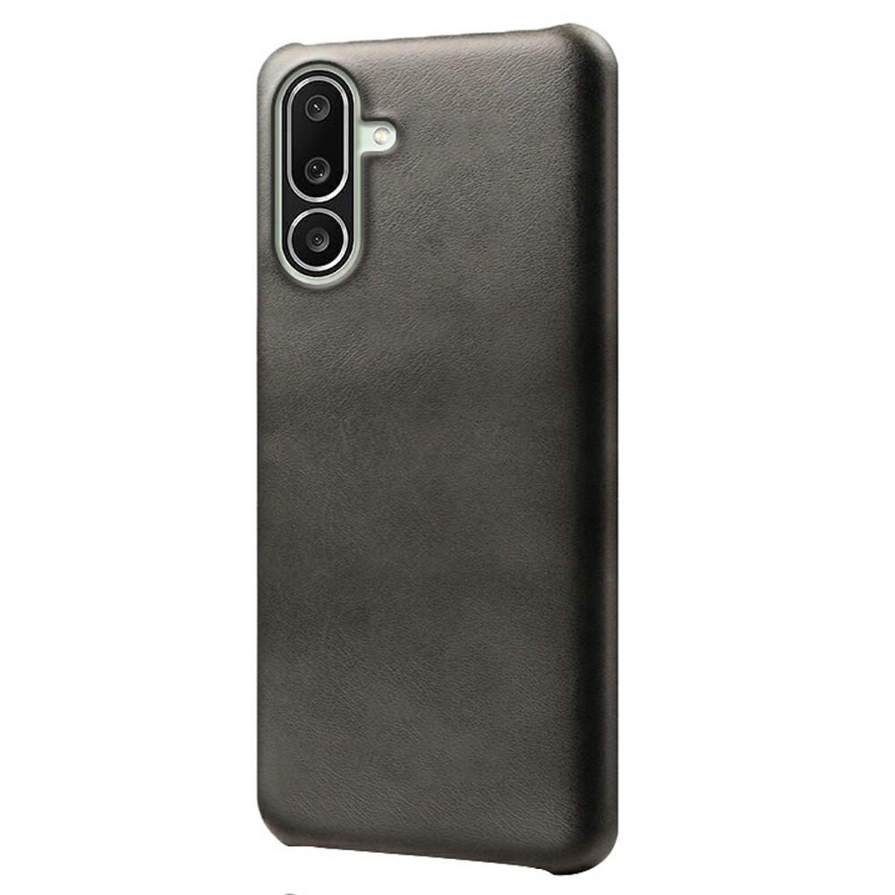 For Samsung Galaxy M56 5G Case Calf Texture PU Leather Hard PC Protective Phone Cover