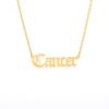 Collana con Ciondolo Zodiacale in Acciaio Inossidabile Dodici Costellazioni