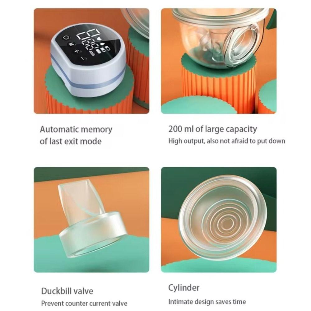 Hands Free Electric Breast Pump USB Charge Milk Collector Wearable Breast Pump  Household