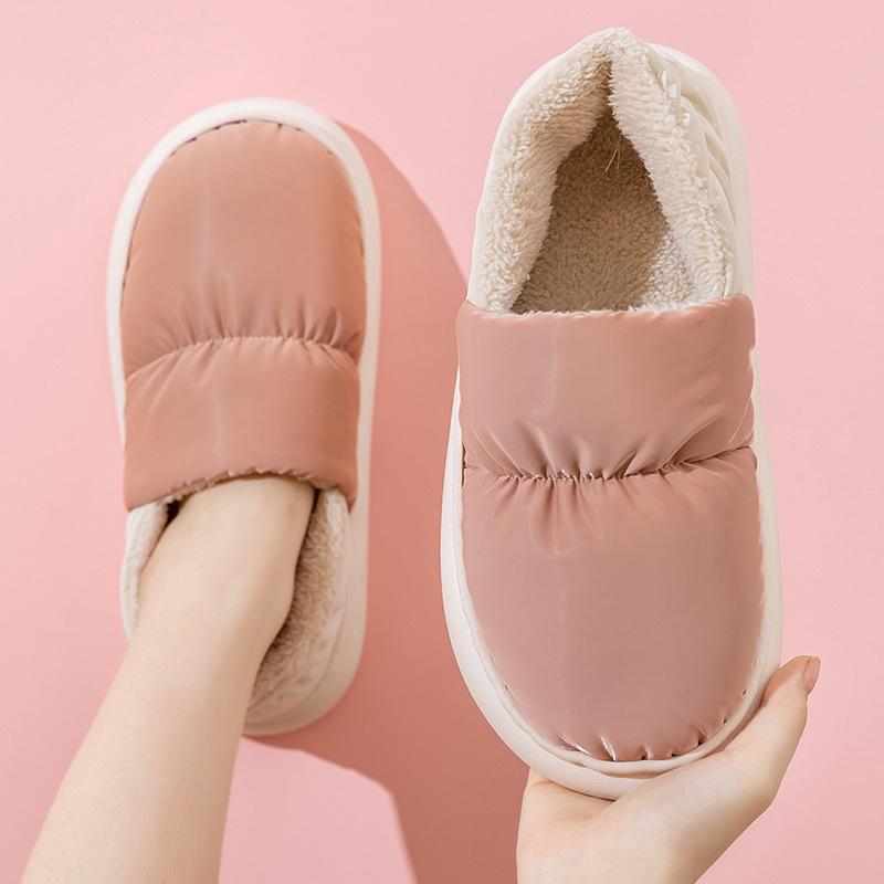 

тапочки на каблуке, хлопковые тапочки, женские домашние, на толстой подошве, теплые, водонепроницаемые, из ЭВА, хлопковые, мужские, нескользящие, для улицы, повседневные, домашние, парные туфли 41