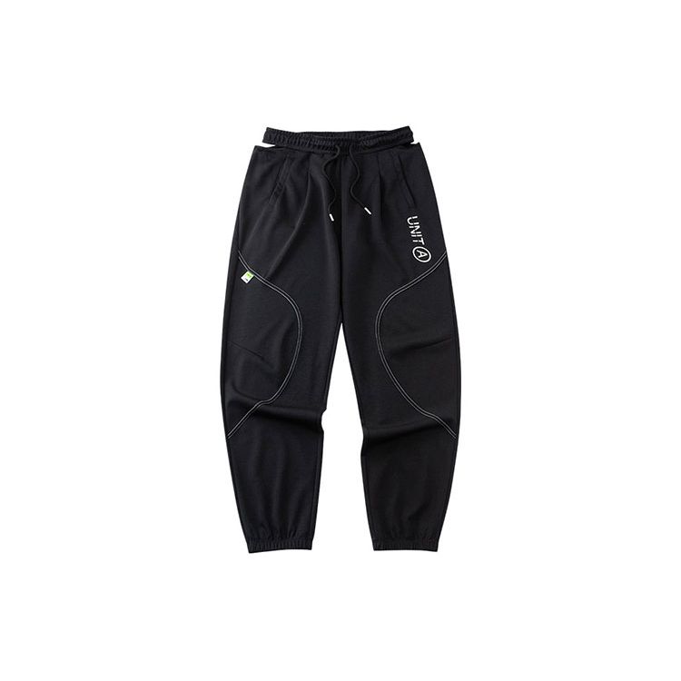 

Anta Спортивные брюки с буквенным узором женские, черные 162227346-2 S