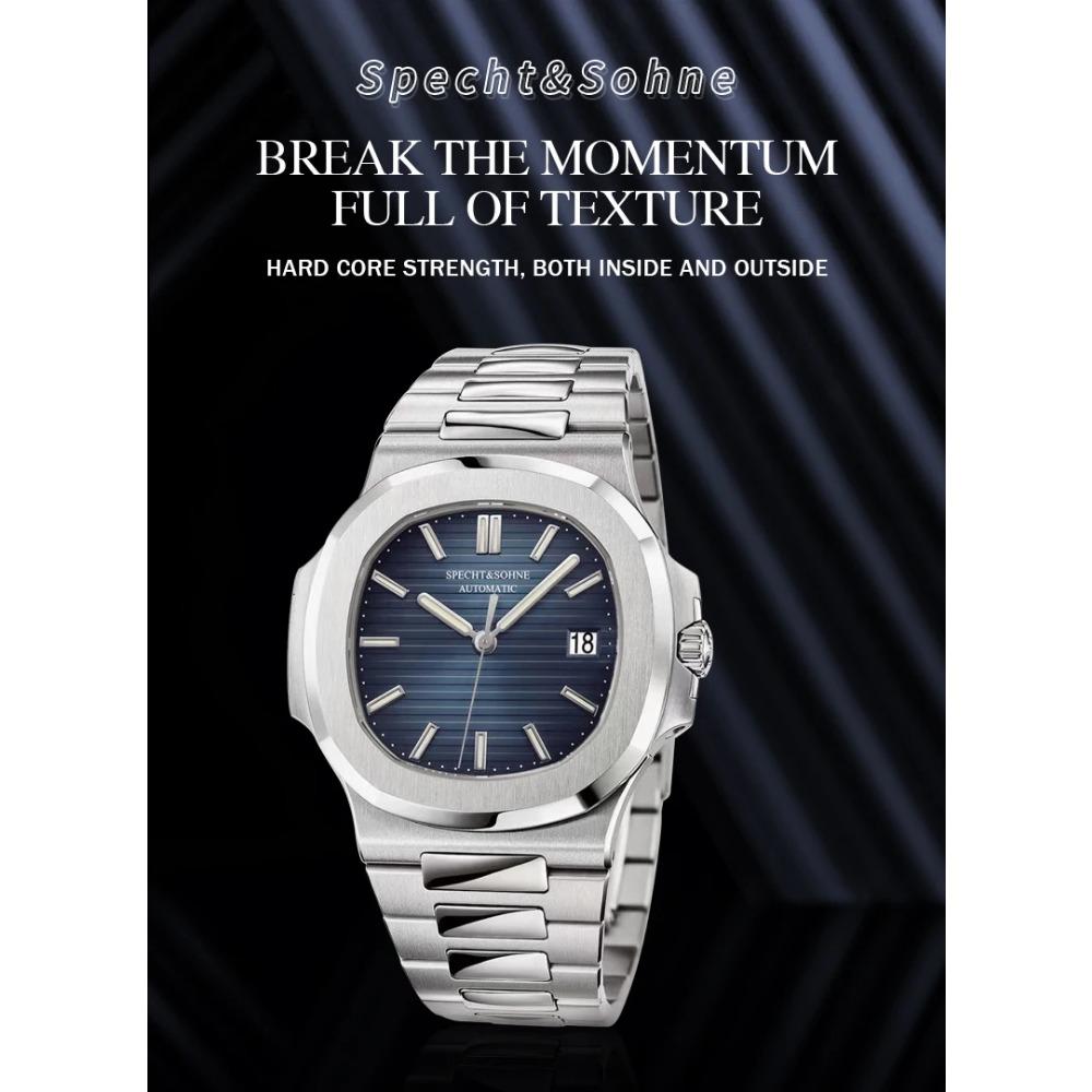 Specht & Söhne Mechanické náramkové hodinky pro muže 5711 Hodinky Miyota 8215 Sportovní hodinky Relogio Masculino