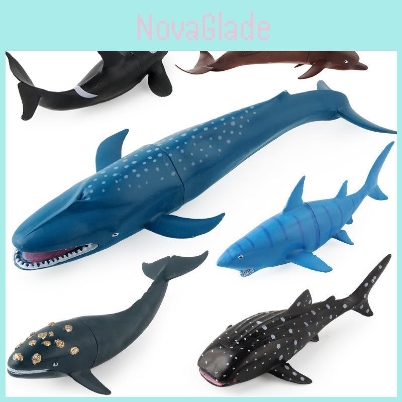 Childrens Marine Animal Model Set With Plastic Replicas For Educational Play
