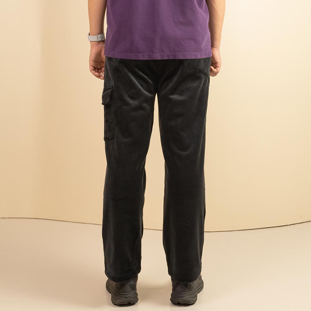 DURAN Corduroy Fleece-Lined Semi-Wide Cargo Pants Dbf4W-9191 4 Colors