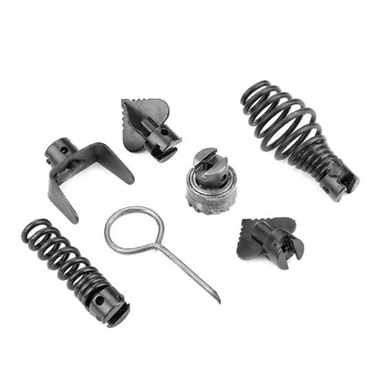 7Pcs/Set Pipeline Dredger Easy To Install Disassemble Drain Unclogger Set Drain Pipe Auger Efficient Pipe Cleaning Tool
