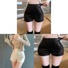 Pu Leather High Waist Shorts For Women With Slimming Fit For Autumn Casual Wear