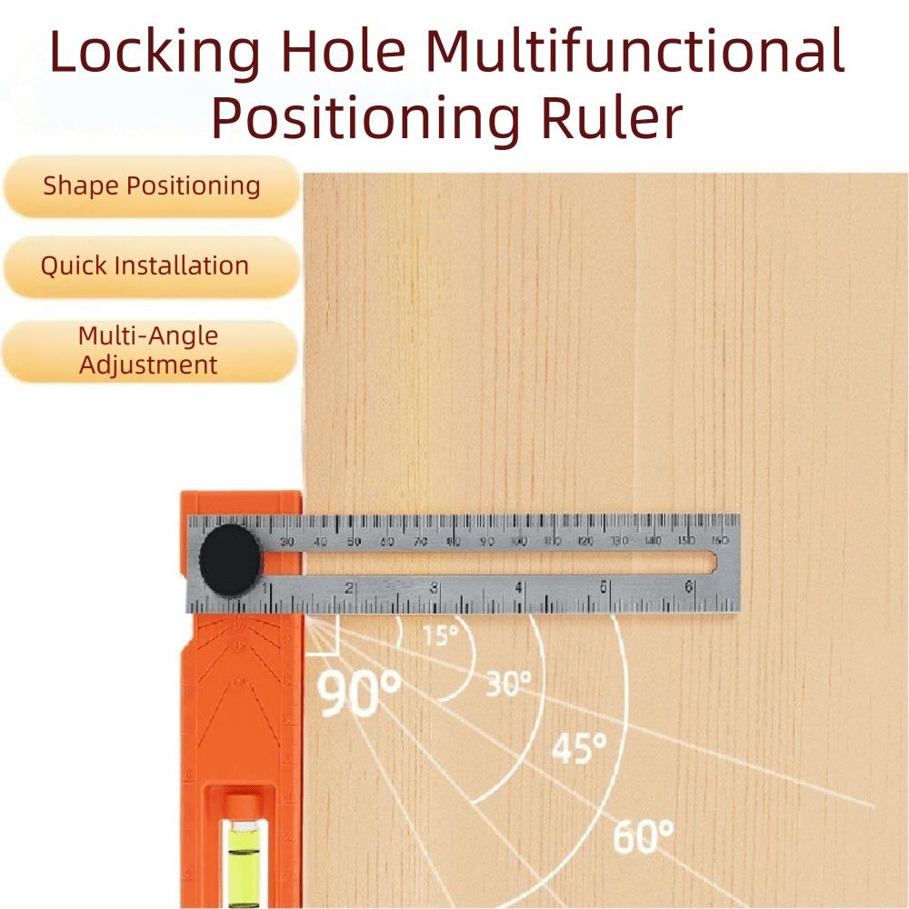 With Scale Foldable Depth Measuring Ruler With Blisters Adjustable Angle Adjustable Protractor Tools Multi-role Design