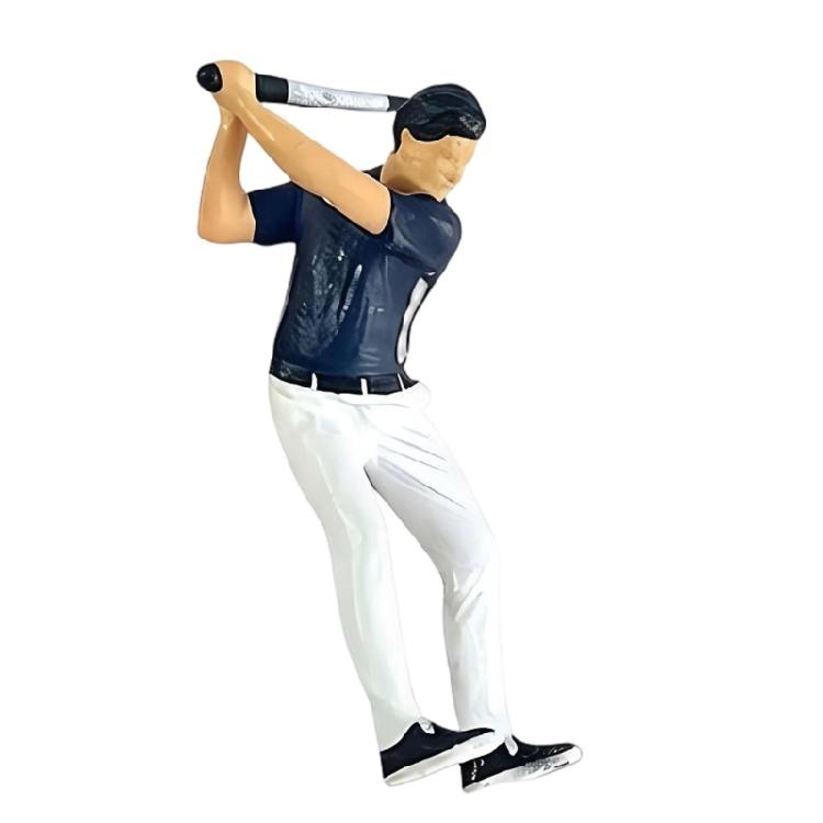 

Realistic Golf Player Figure Model 1:64 Scale Hand Painted Miniature Figures for Dioramas Props,Photography Collector