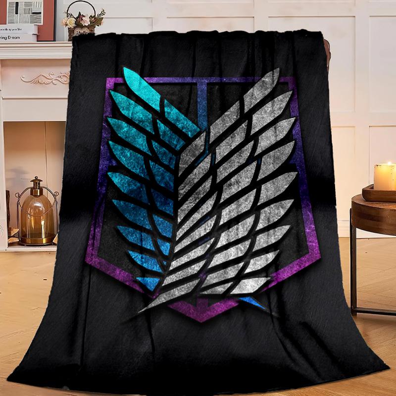 1PC Wings Of Liberty Flannel Blanket Gift, Suitable for Both Men And Women, Soft Ideal for Beds And Sofa, Birthday Or Christmas Gift