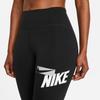 Nike Logo Print Sports Training Capris Women bottoms Black CZ9203-010